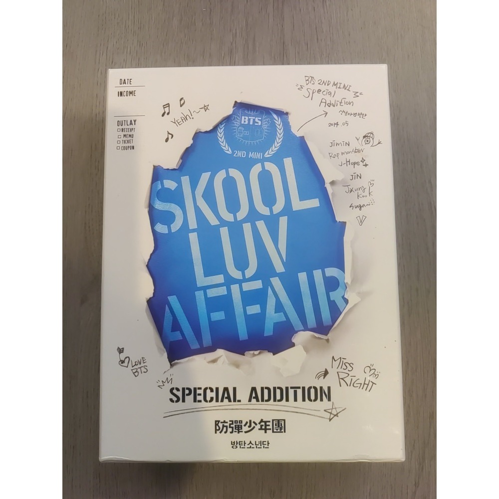 BTS Skool Luv Affair Special Addition Album Cd Box Set Pop Music *
